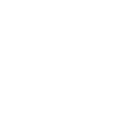 paw heart icon - white